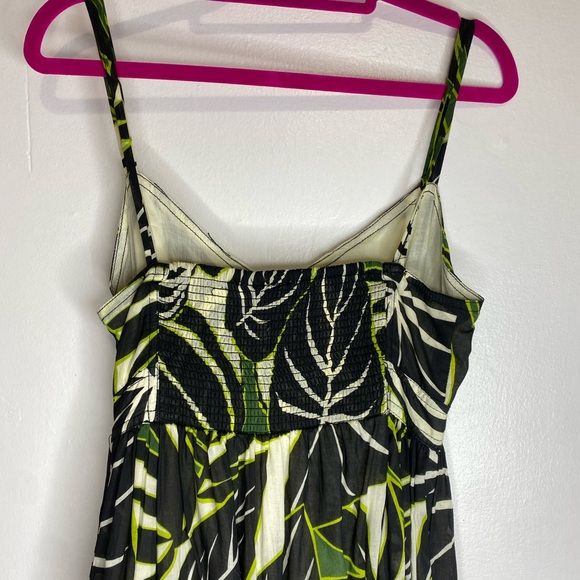 NWOT JOIE MAXI FLORAL Tropical Leaf Print Maxi Dress - Picture 6 of 11